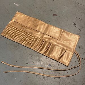 Gold Makeup Brush Organizer